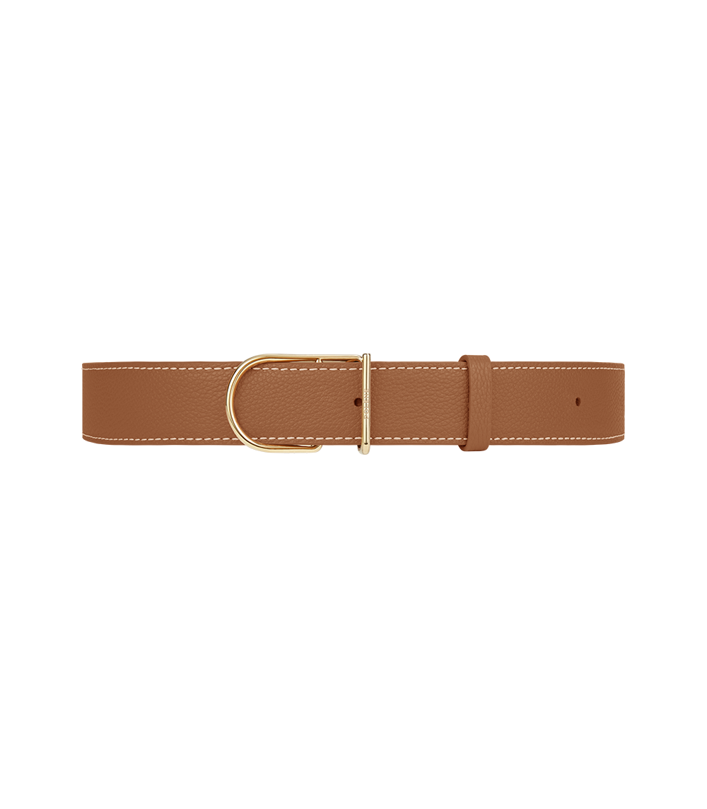 Ceinture large camel best sale