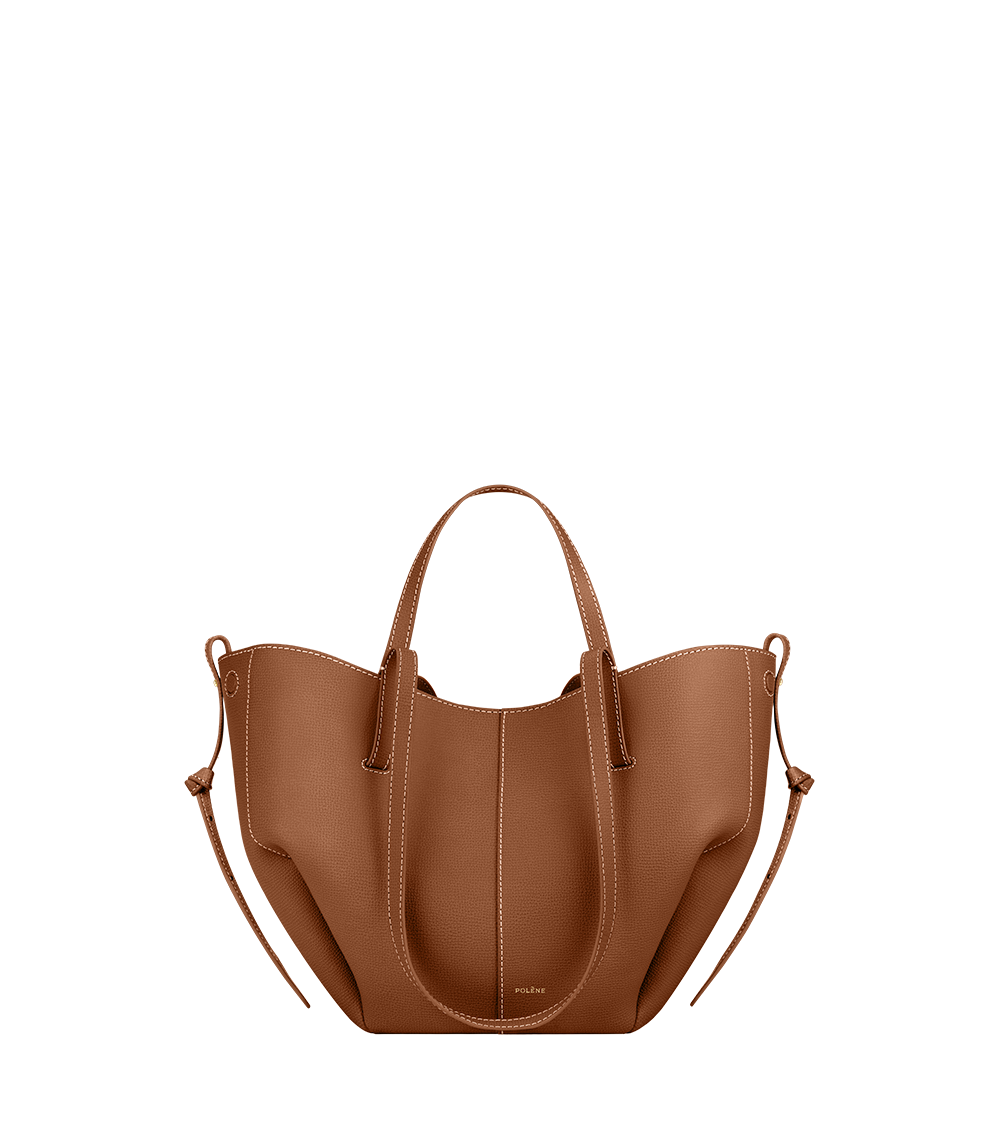 Polène Sac Cyme Mini Camel Grainé