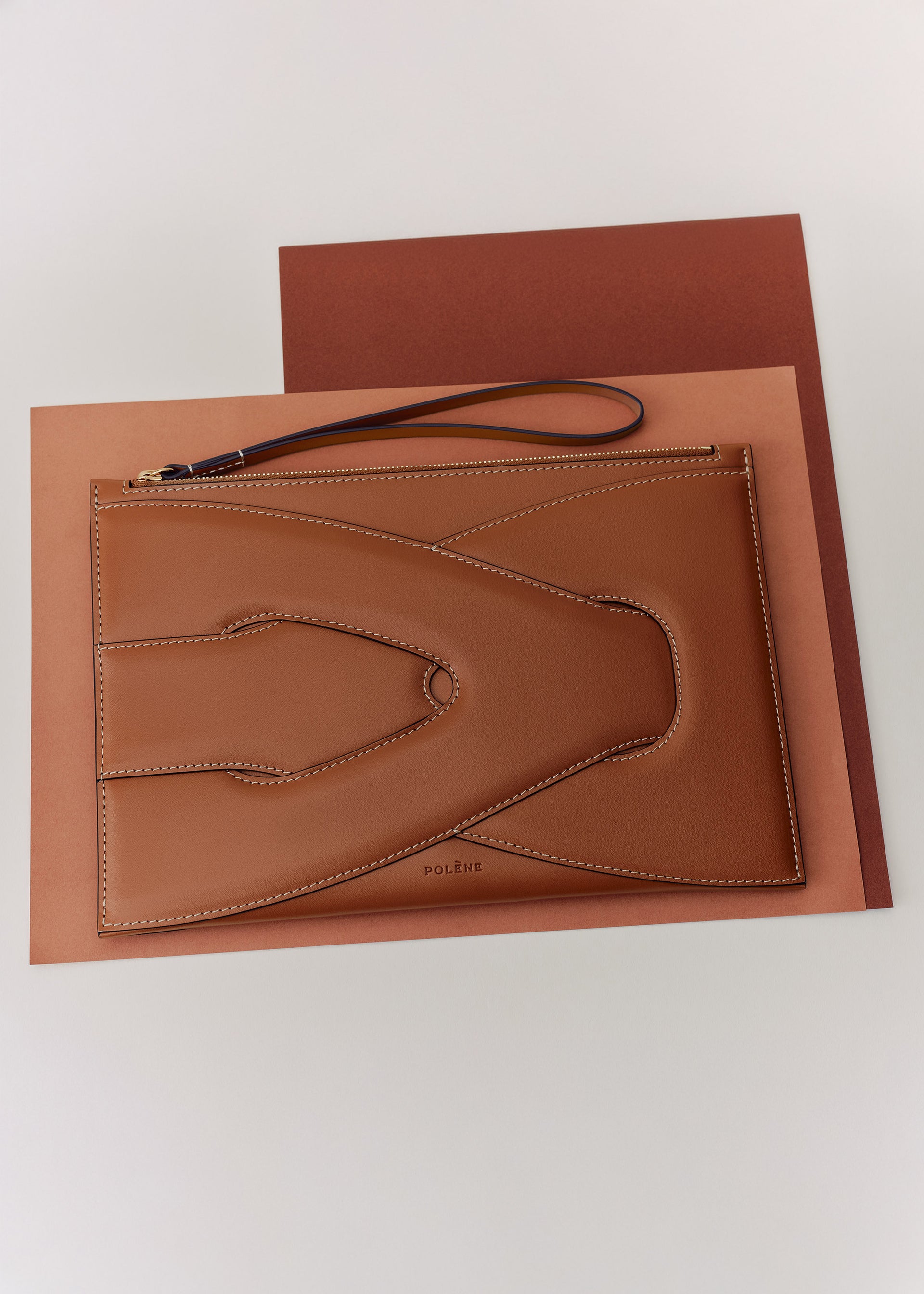Pochette Nodde - Cognac