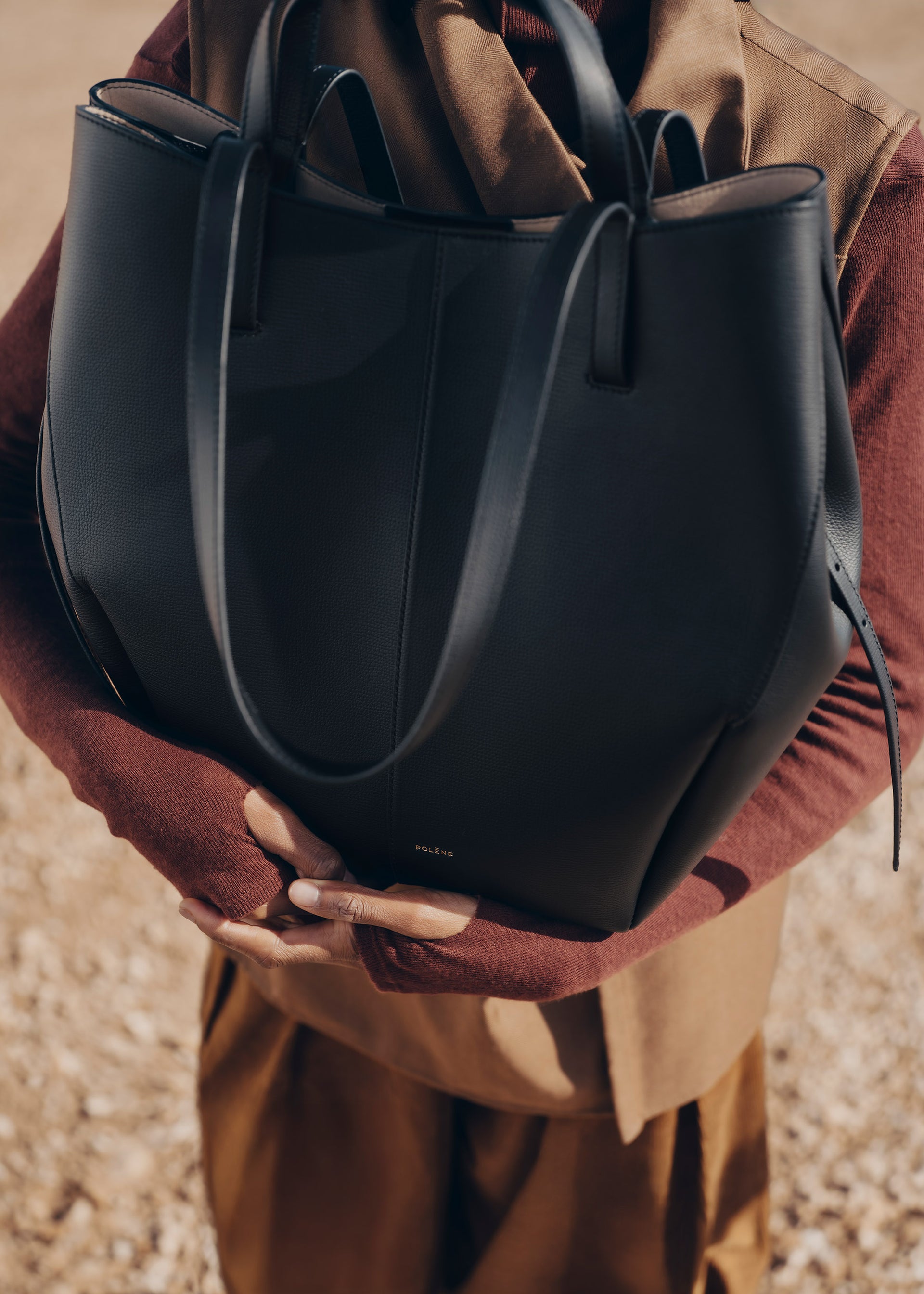 Cyme Tote - Noir Grainé