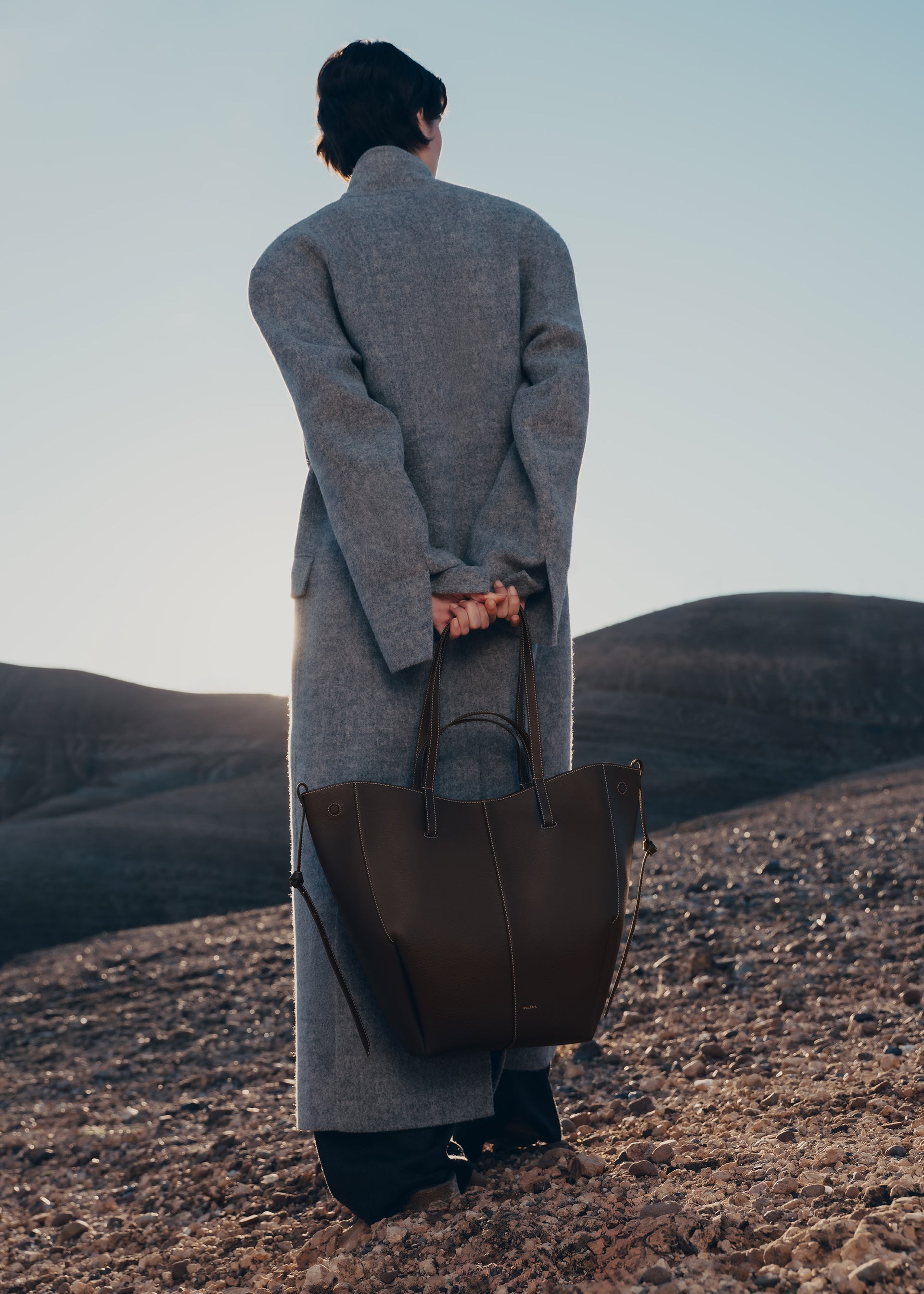 Cyme Tote - Ébène Grainé