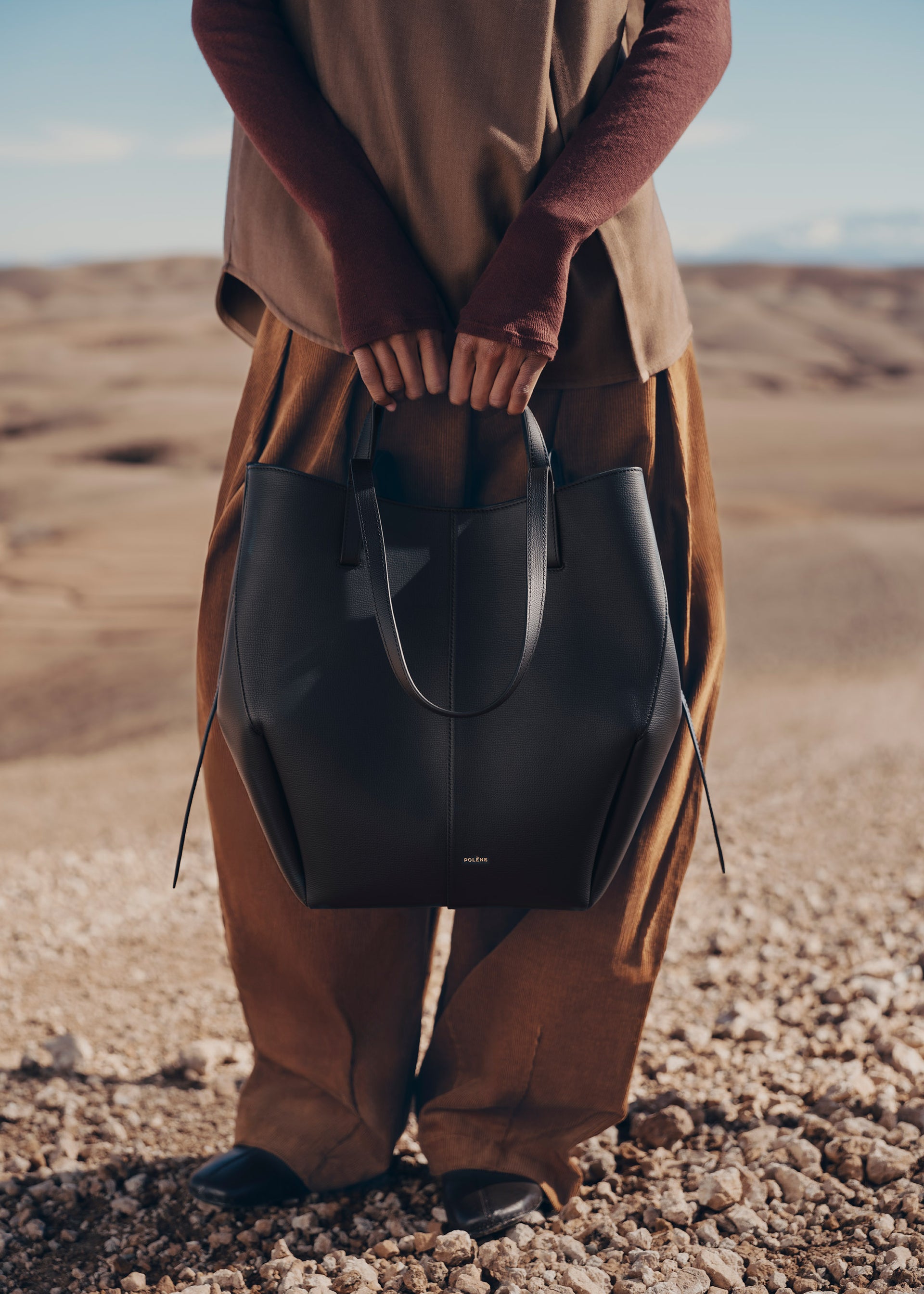 Cyme Tote - Noir Grainé