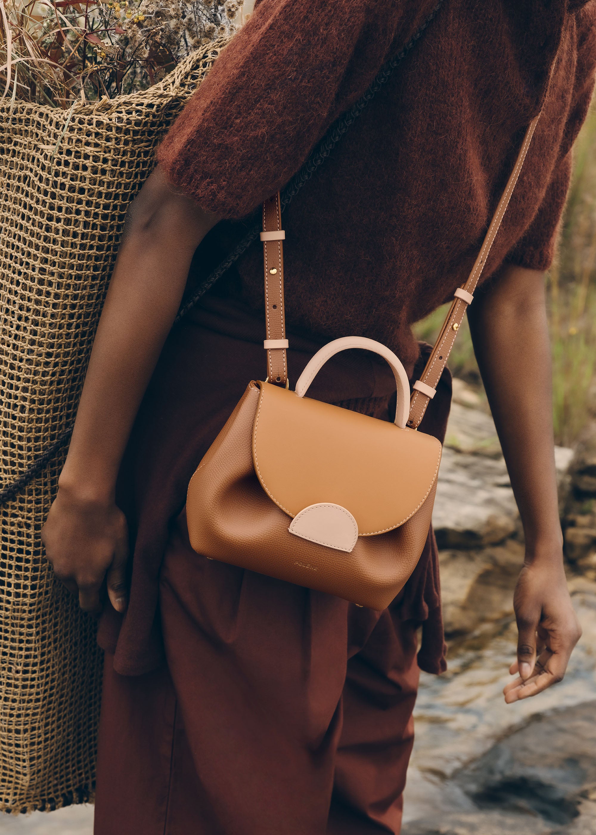 Polène | Sac - Numéro Un Nano - Trio Camel – Polène FR