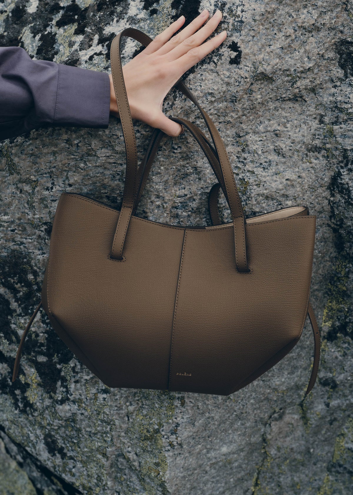 Cyme Mini - Marron Glacé Grainé