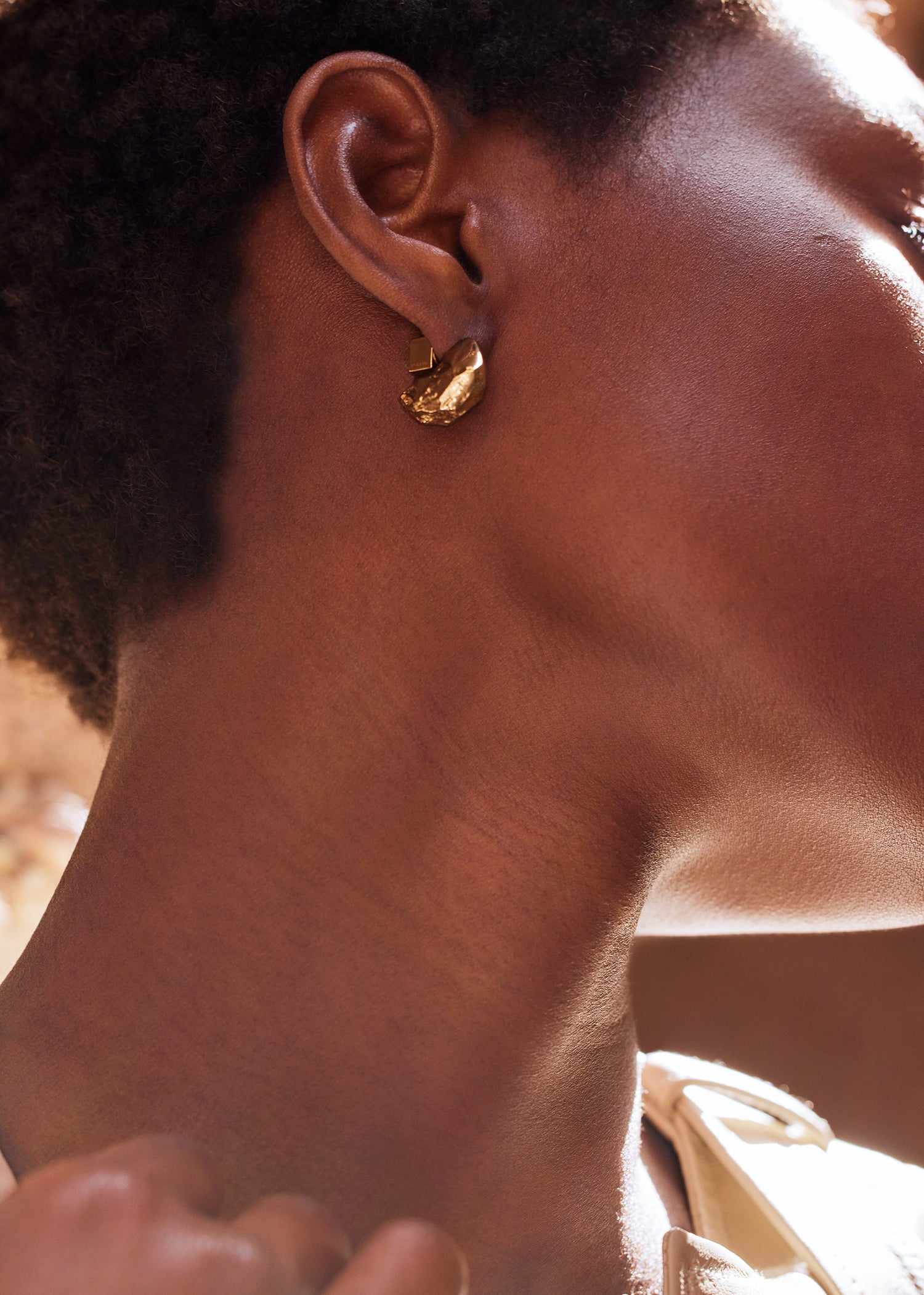 Puces d’oreille Eroz - Dorée à l’or 24 carats