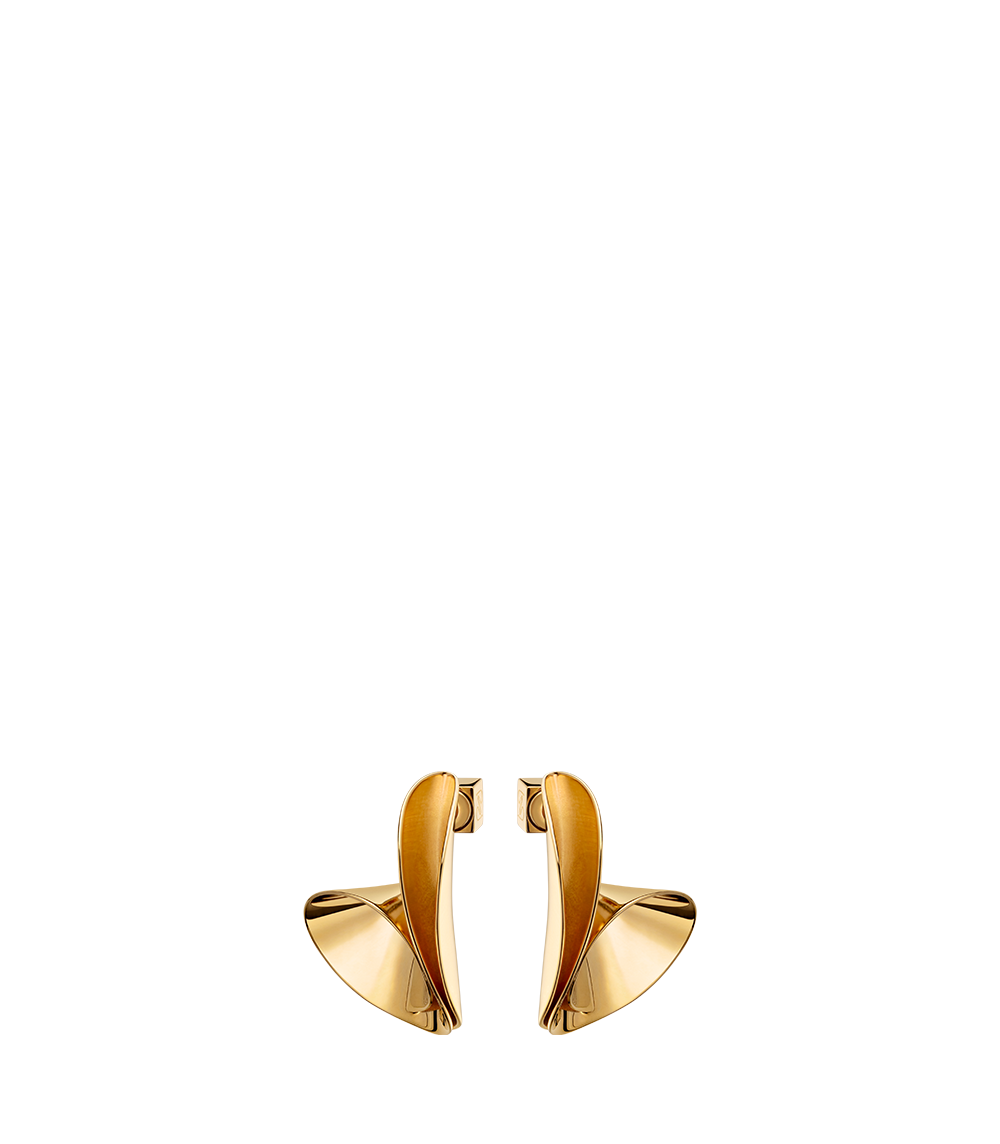 Boucles d'oreilles Éole - Dorée à l'or 24 carats