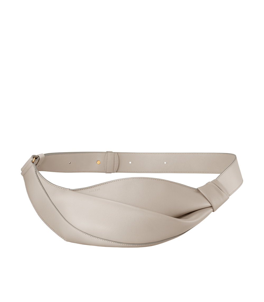Polène Paris ポレーヌ \"Petite Maroquineri\" Polène | Bag - Numéro Neuf Mini - Textured Chalk