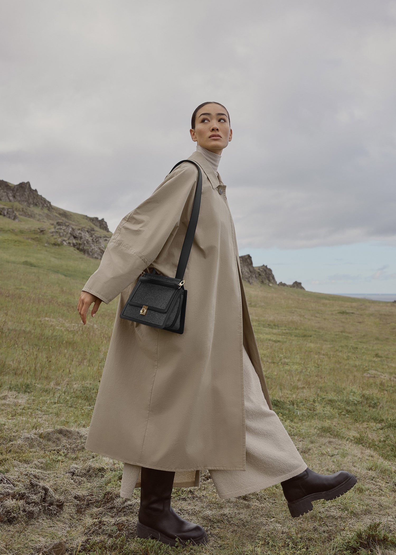 Numéro Sept - Tissé duo noir