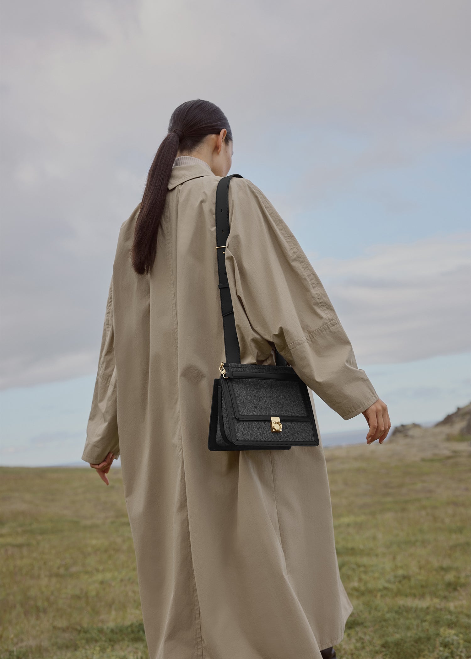 Numéro Sept - Tissé duo noir
