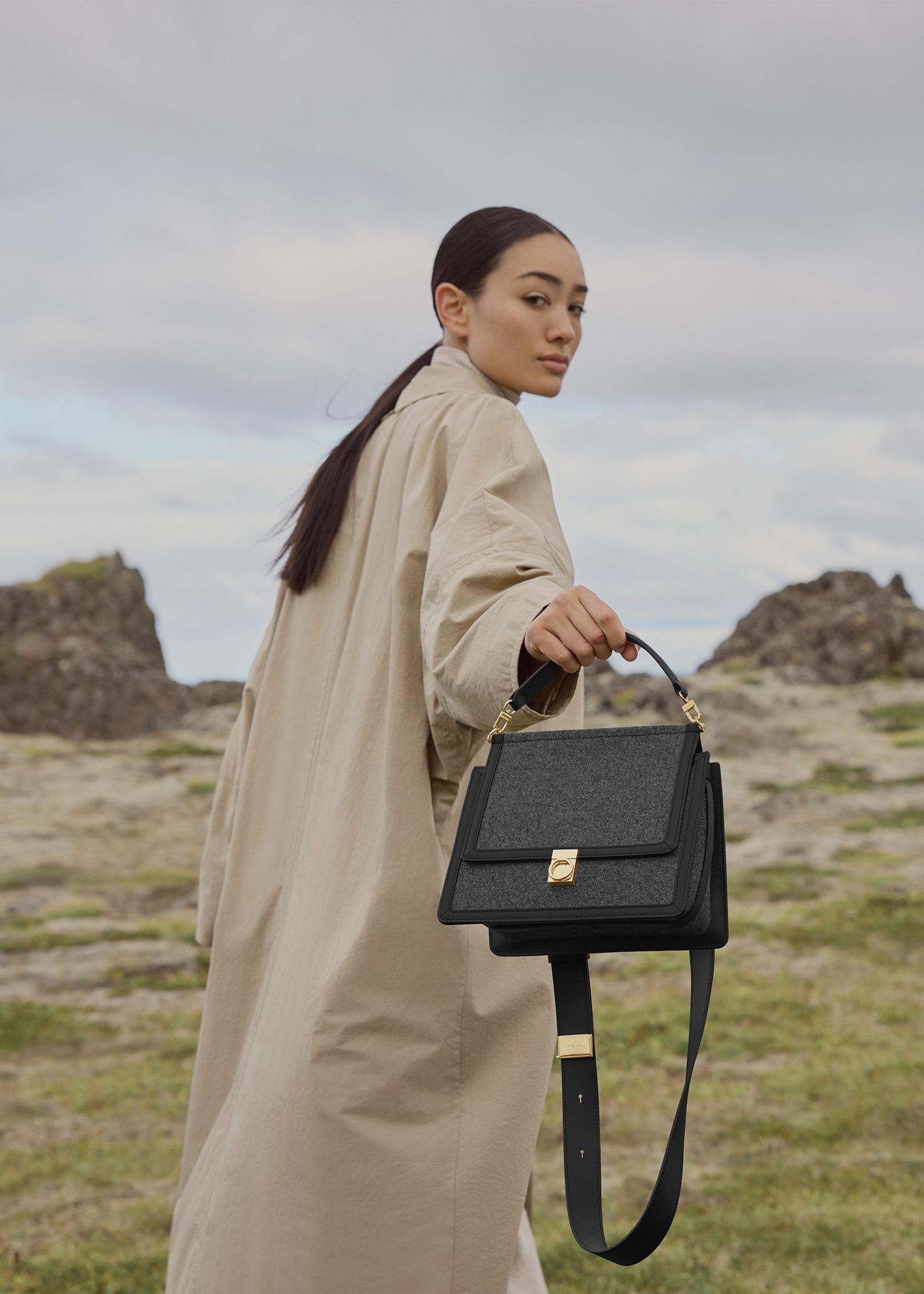 Numéro Sept - Tissé duo noir