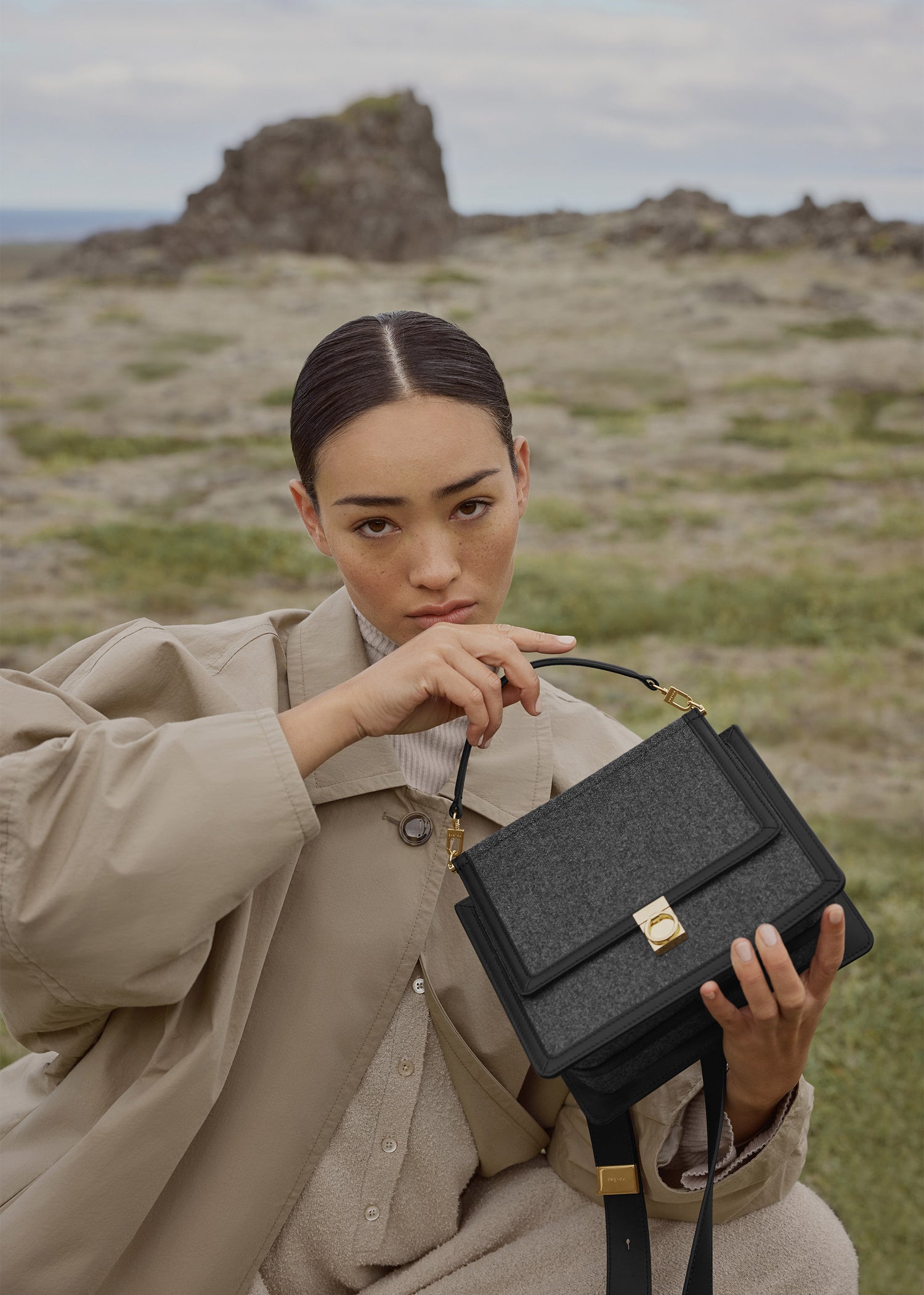 Numéro Sept - Tissé duo noir