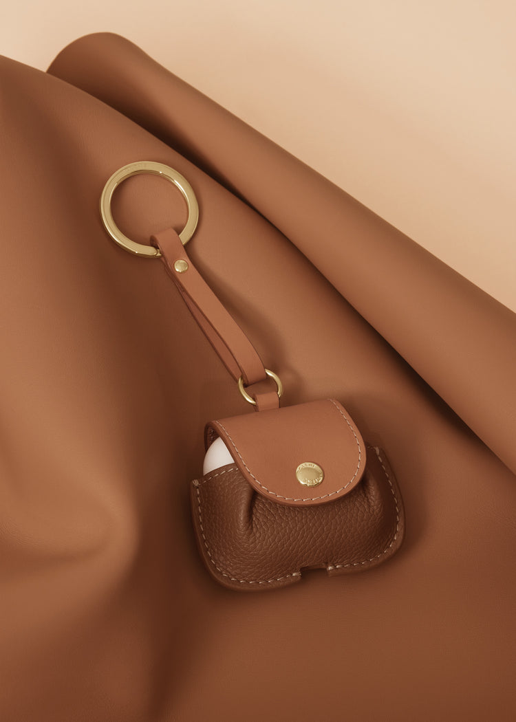 Camel active Étui à clés marron en cuir pour homme